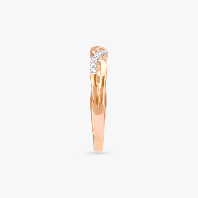 Woven Sparkle Diamond Ring