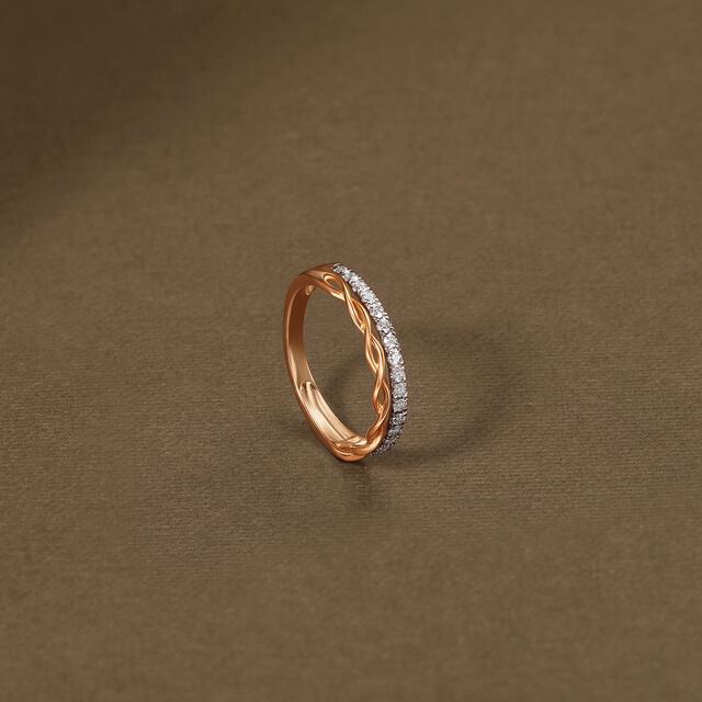 Chic Dual Tone Diamond Ring,,hi-res 