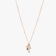 Fiery Sparkling Gemstone Pendant Set With Chain 2