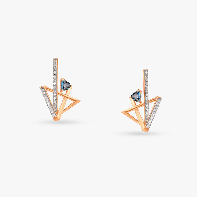 Fiery Sparkling Gemstone Pendant Set With Chain 4