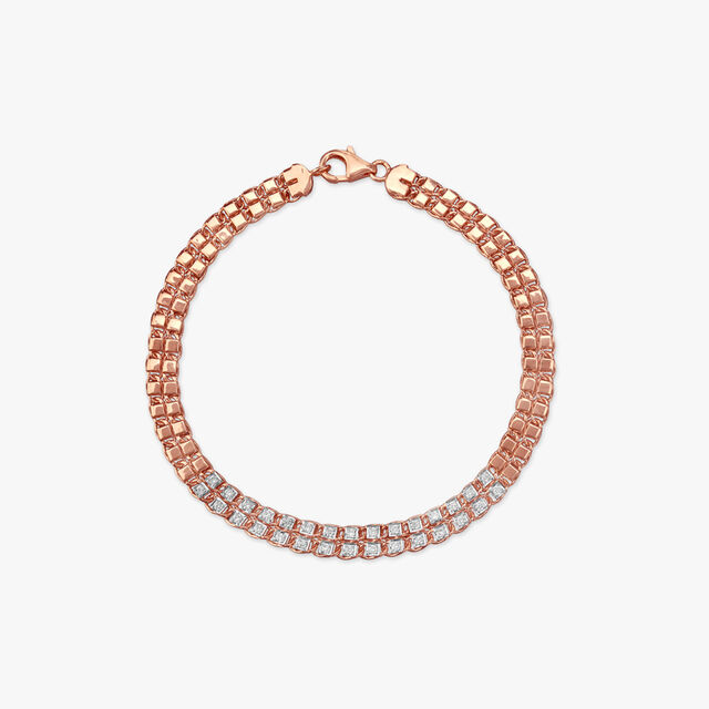 Gleaming Grid Diamond Bracelet 2