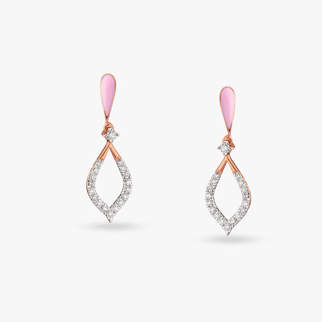 Captivating Diamond Drop Earrings 