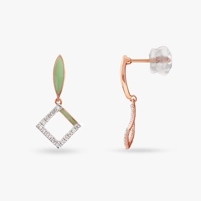 Elegant Diamond Drop Earrings 2