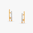 Sleek Glam Diamond Stud Earrings 