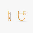 Sleek Glam Diamond Stud Earrings 2