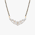 Floral Symphony Diamond Mangalsutra 