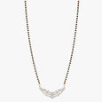Floral Symphony Diamond Mangalsutra 2