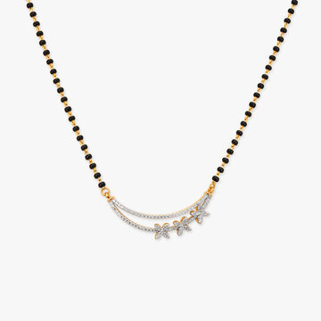Trinity Bloom Diamond Mangalsutra