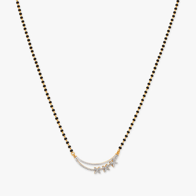 Trinity Bloom Diamond Mangalsutra 2