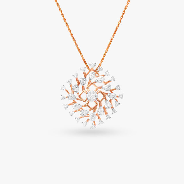 Cosmic Diamond Pendant and Earrings Set 2