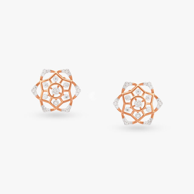Starburst Diamond Pendant and Earrings Set 4