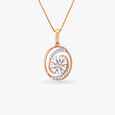 Radiant Harmony Diamond Pendant and Earrings Set 2