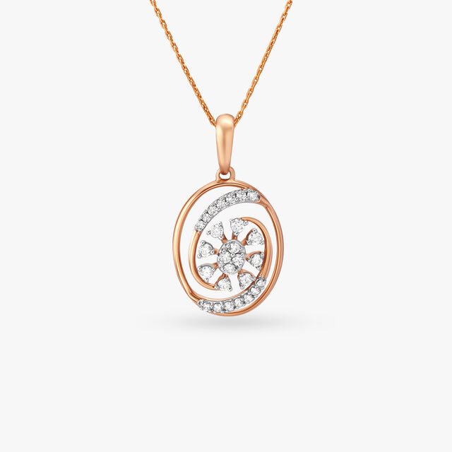 Radiant Harmony Diamond Pendant and Earrings Set 2