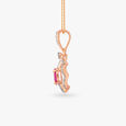 Blooming Flower Diamond Pendant and Earrings Set 3