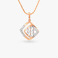 Splendid Diamond Pendant and Earrings Set 2