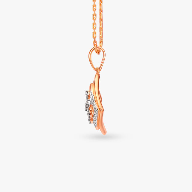 Splendid Diamond Pendant and Earrings Set 3