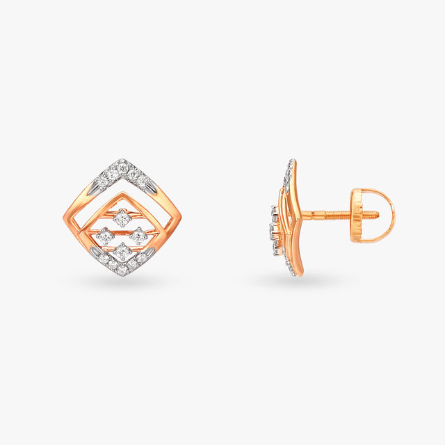 Splendid Diamond Pendant and Earrings Set 5