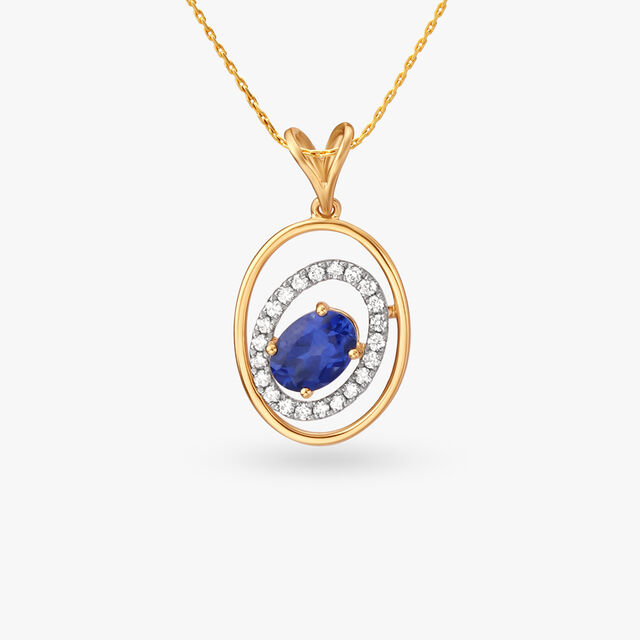 Stunning Swirls Diamond Pendant and Earrings Set 2