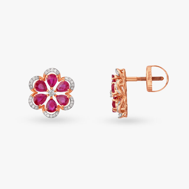 Stunning Diamond Pendant and Earrings Set 5