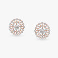 Radiant Floral Diamond Pendant and Earrings Set 4