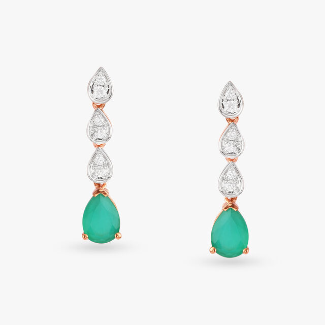 Cascade Diamond Drop Earrings 