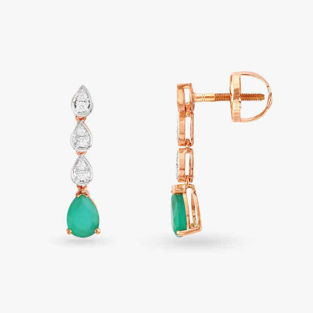 Cascade Diamond Drop Earrings 2
