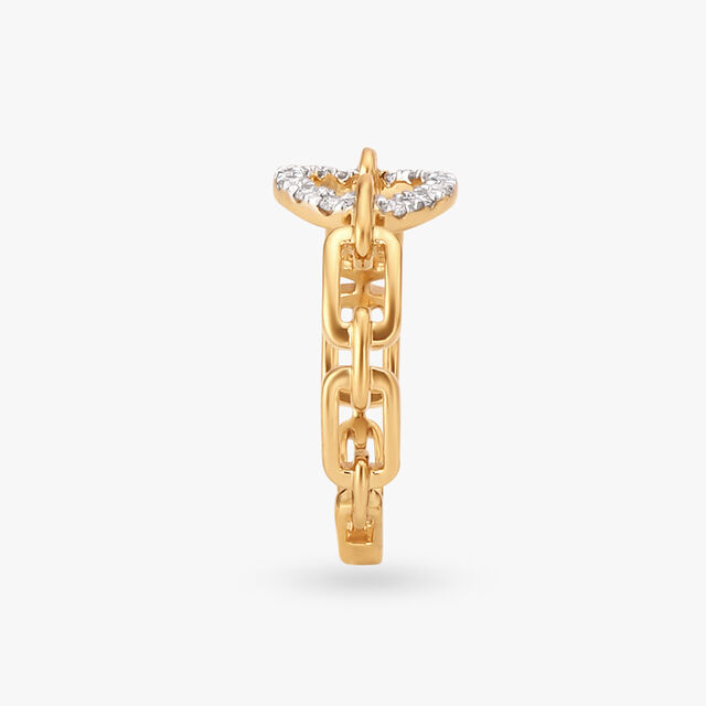 Moonbeam Diamond Finger Ring