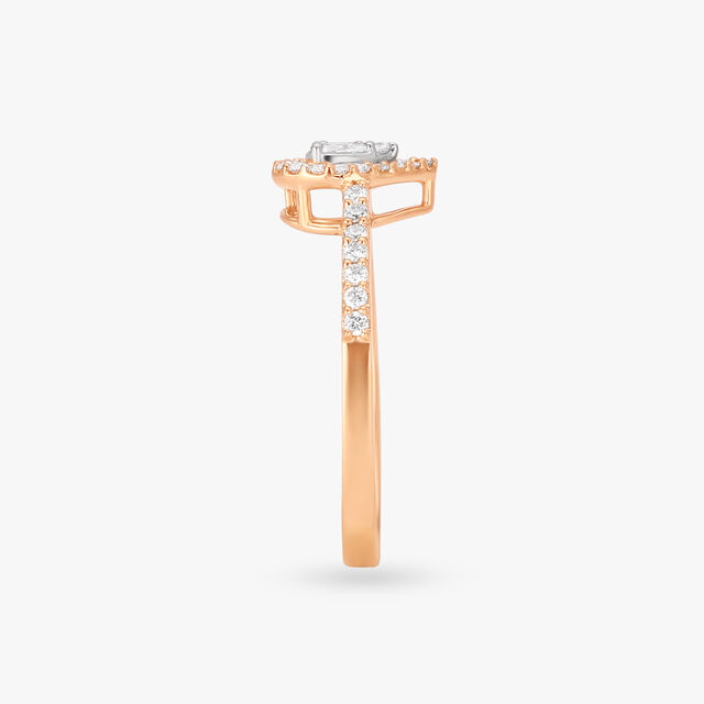 Heartfelt Diamond Finger Ring