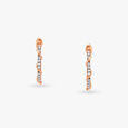 Twist Brilliance Diamond Hoop Earrings 3