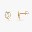 Surreal Delicate Diamond Stud Earrings 2