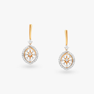 Luminous Diamond Drop Earrings