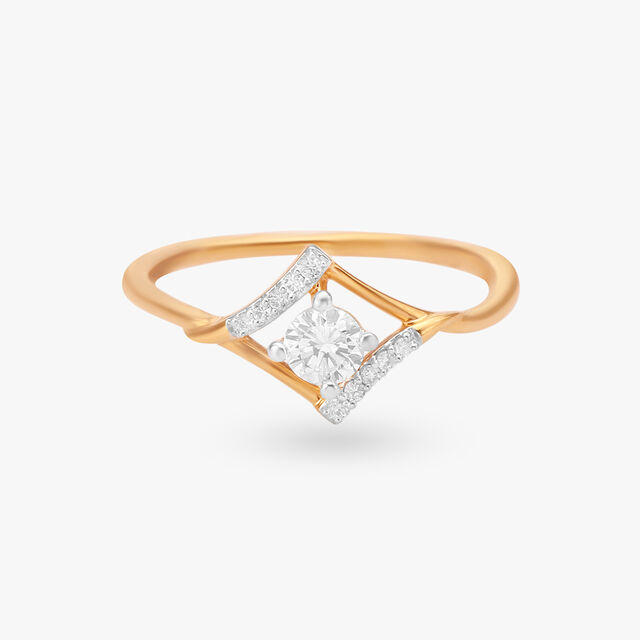 Rhombus Elegance Diamond Finger Ring