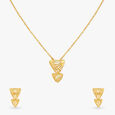 Stylish Wavy Necklace Set 