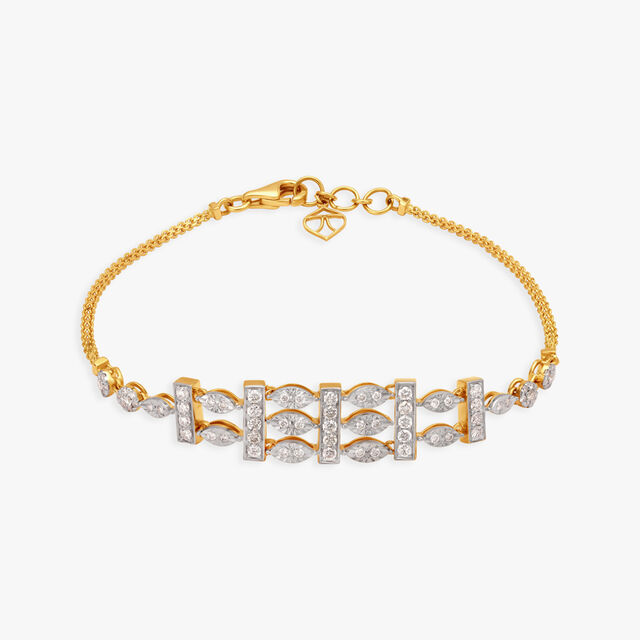 Flamboyant Diamond Bracelet