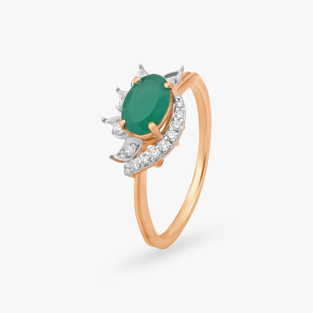 Swirling Spirals Finger Ring