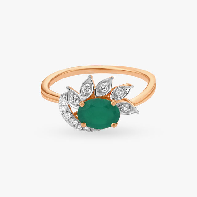 Swirling Spirals Finger Ring