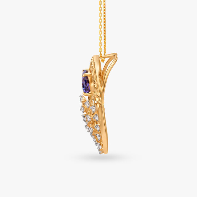 Luxurious Glamor Diamond Pendant 2