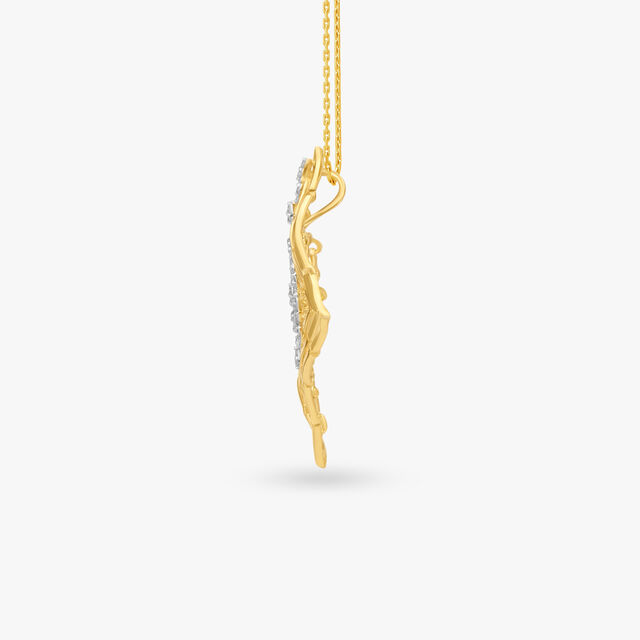 Asymmetric Diamond Pendant 2