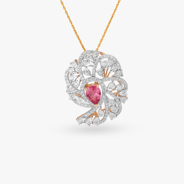 Radiant Diamond Pendant 