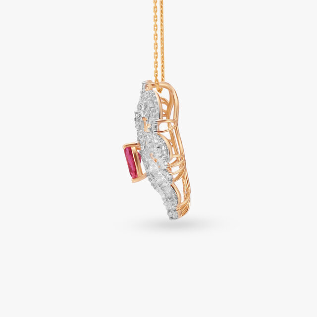 Radiant Diamond Pendant 2