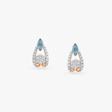 Sparkling Sky Diamond Stud Earrings
