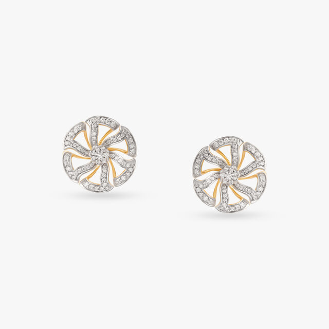 Sophisticated Simplicity Diamond Stud Earrings 