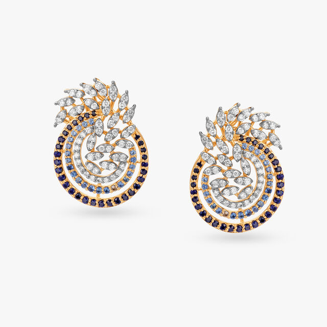 Enchanting Affair Diamond Stud Earrings 