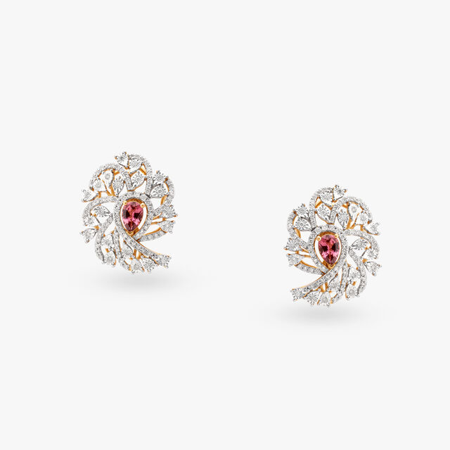 Exquisite Diamond Stud Earrings 