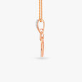 Circular Diamond Pendant and Earrings Set 3