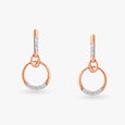 Circular Diamond Pendant and Earrings Set 4