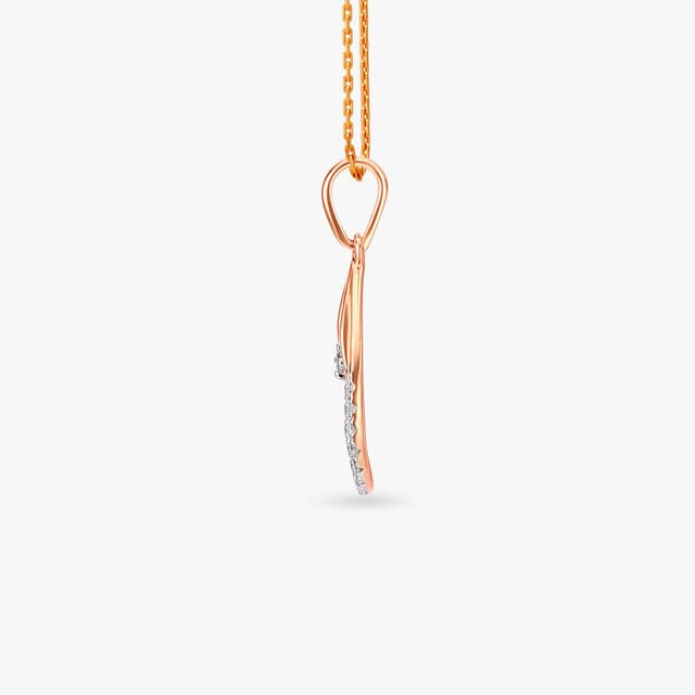 Dewy Diamond Pendant and Earrings Set 3