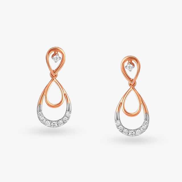Dewy Diamond Pendant and Earrings Set 4