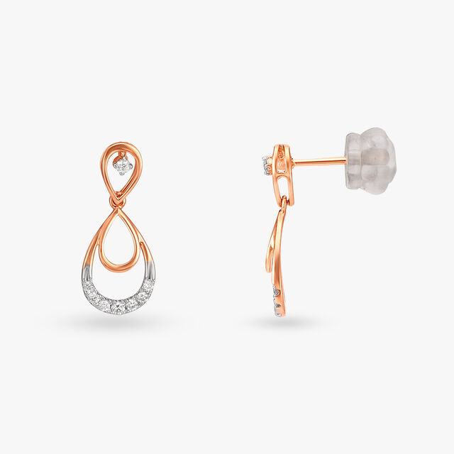 Dewy Diamond Pendant and Earrings Set 5