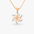 Bright Diamond Pendant and Earrings Set 2